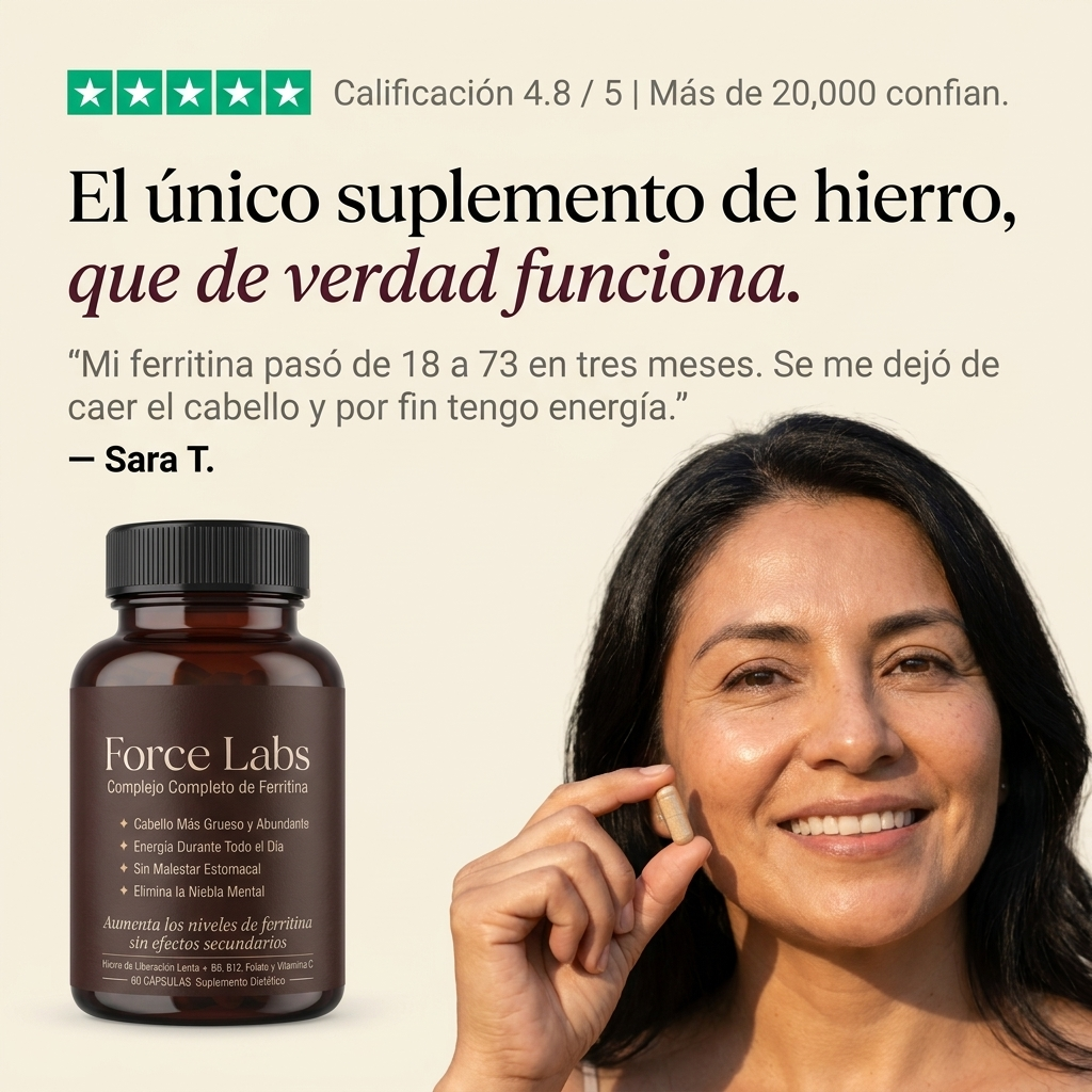 El unico suplemento de hierro que funciona