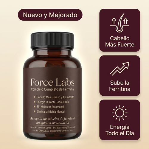 ForceLabs Ferritina - Nuevo y Mejorado
