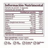 Informacion nutrimental